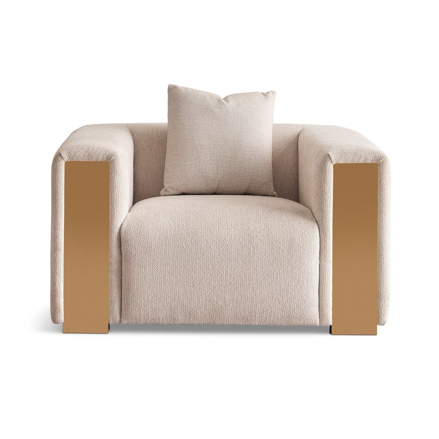 أريكة رانو ذات المقعد الواحد - كريمي 