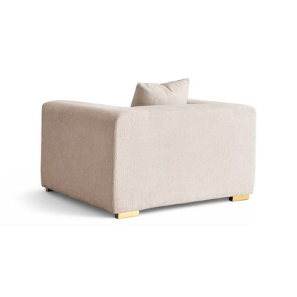 أريكة رانو ذات المقعد الواحد - كريمي 