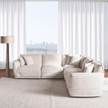 Huster corner sofa set - beige