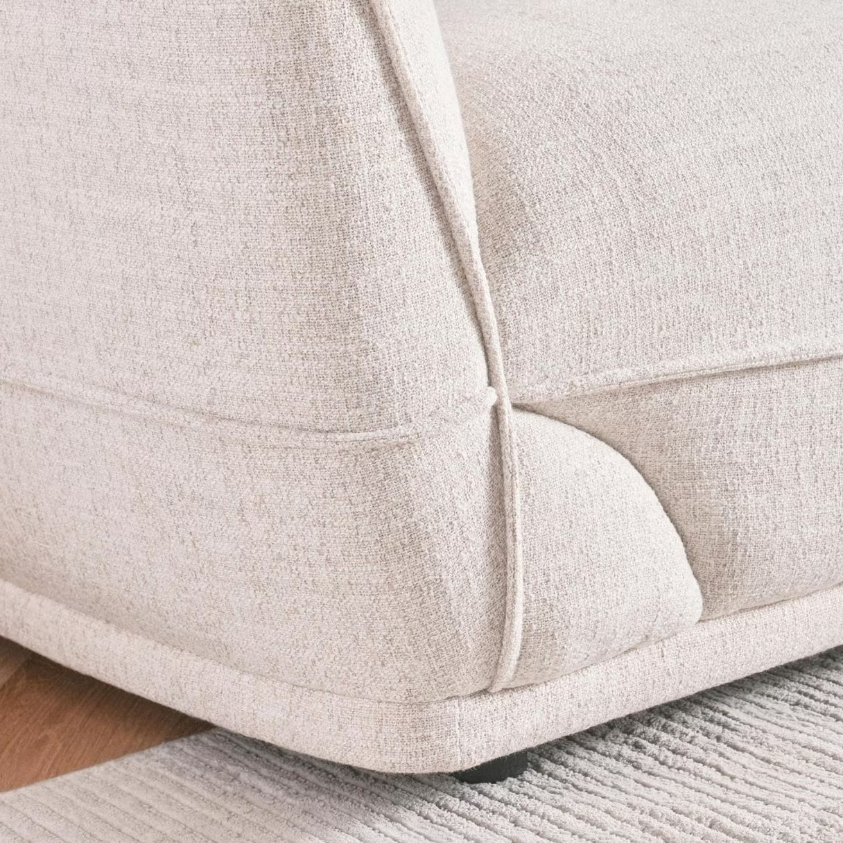 Huster corner sofa set - beige