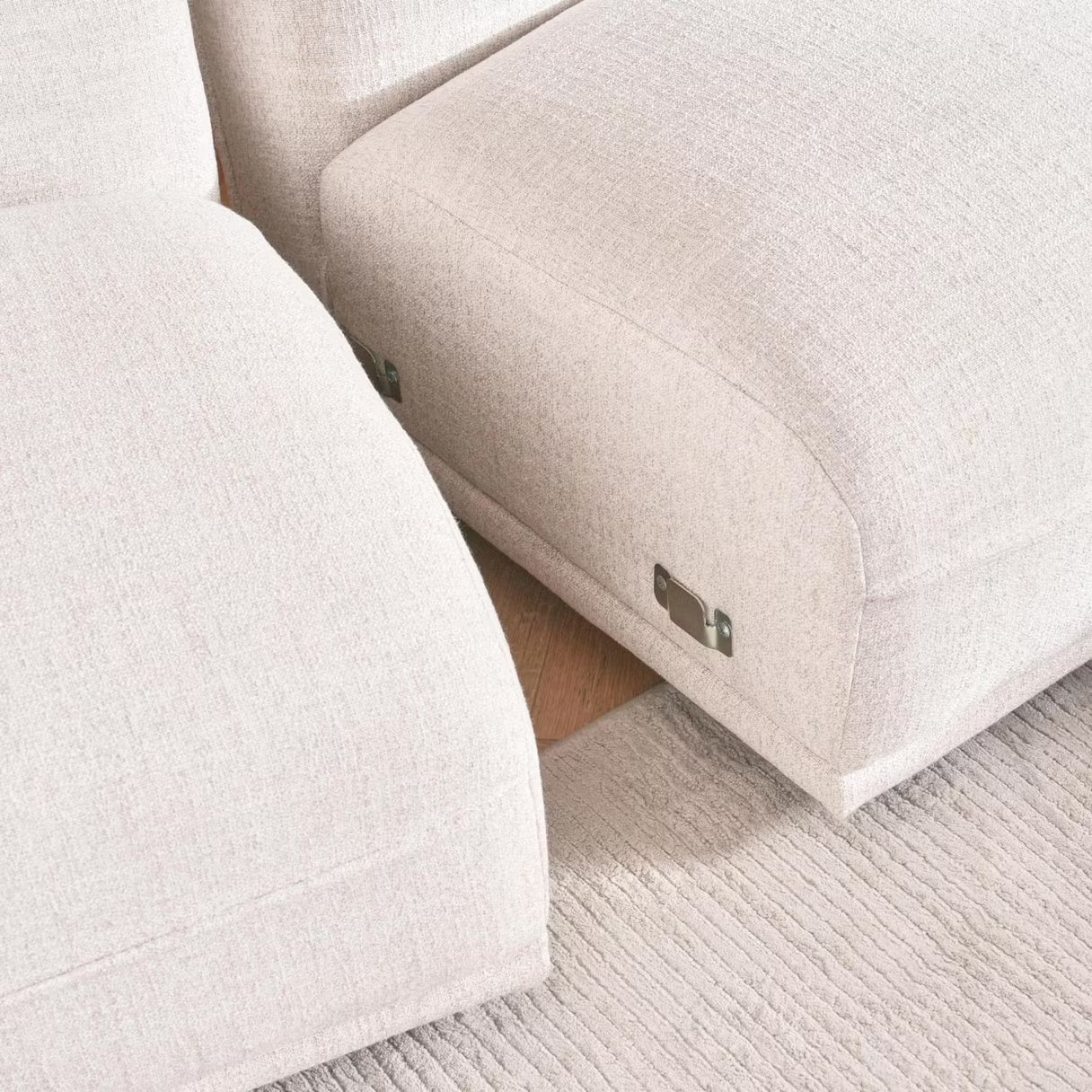 Huster corner sofa set - beige