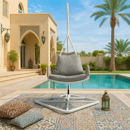 أرجوحة خارجية من لوانيا - أبيض عاجي 