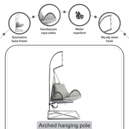 أرجوحة خارجية من لوانيا - أبيض عاجي 