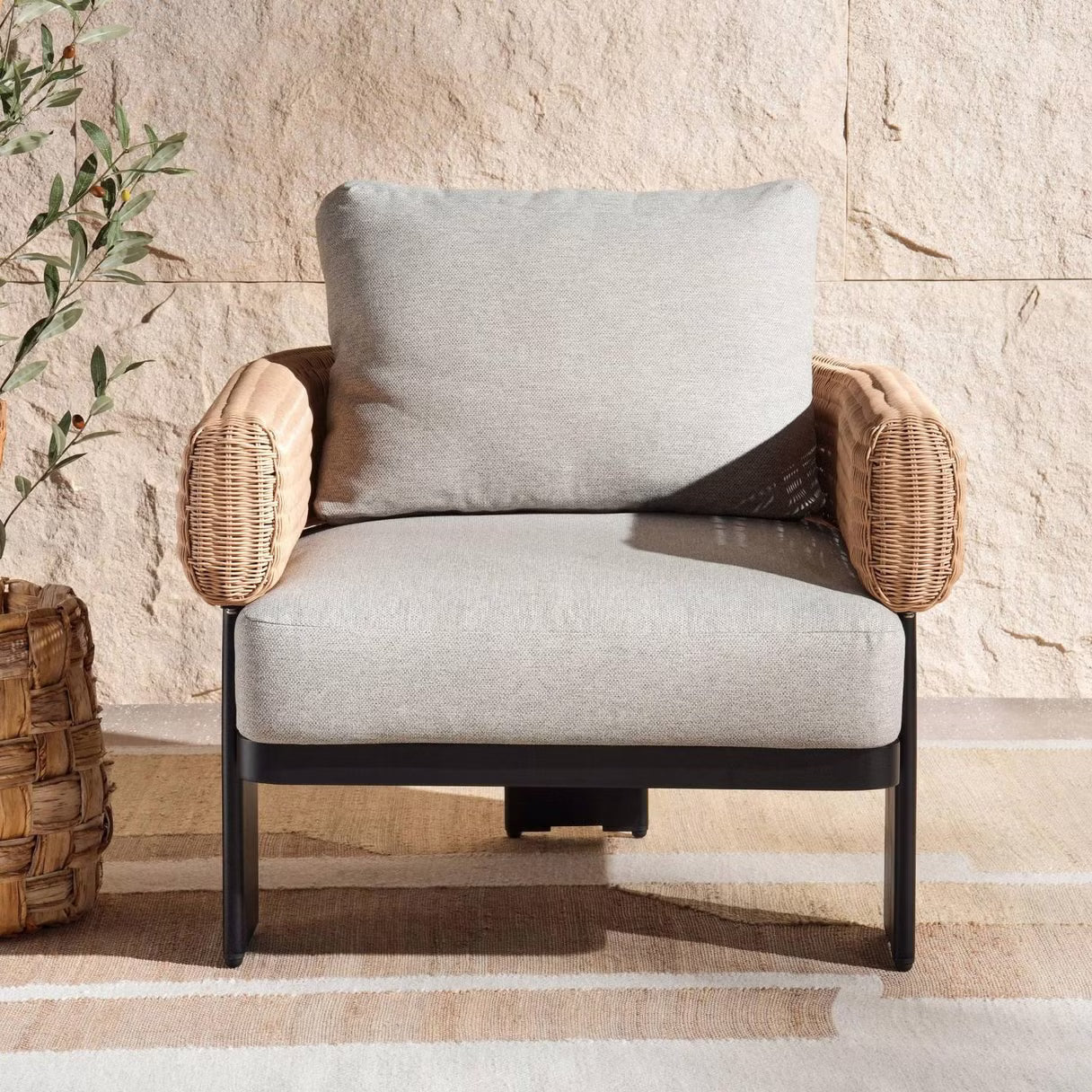 Royalty outdoor sofa set 2+1+1+coffee table-brown