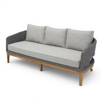 Ram outdoor sofa set 3+1+1+coffee table - beige