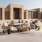 Royalty outdoor sofa set 2+1+1+coffee table-brown