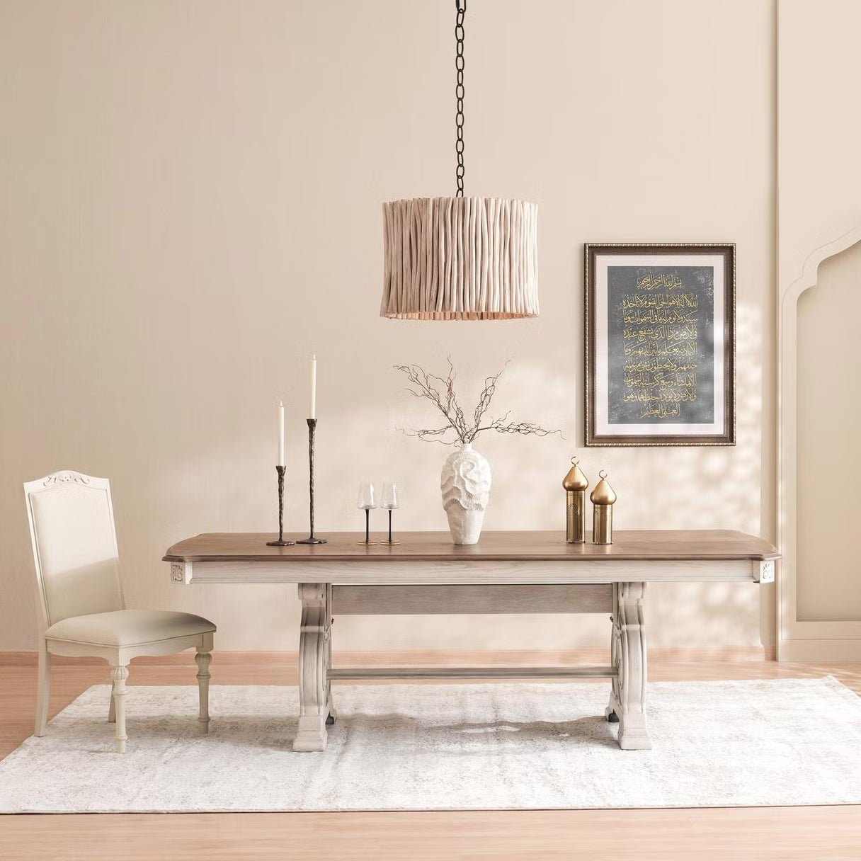 طقم طعام Adian 1+8 مقاعد مع مجموعة كراسي Adian 