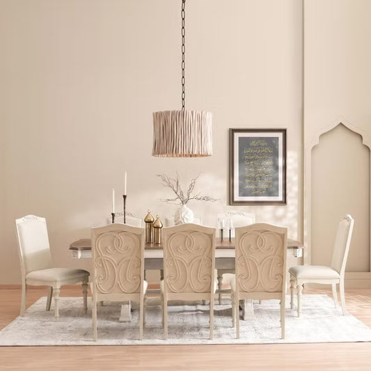 Adian 1+8 seater dining set with Adian chairs package