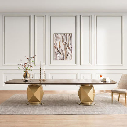 طقم طعام فيلي 1+10 مقاعد مع مجموعة كراسي فيلي 