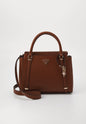 GUESS  DARYNA SATCHEL - Handbag - cognac