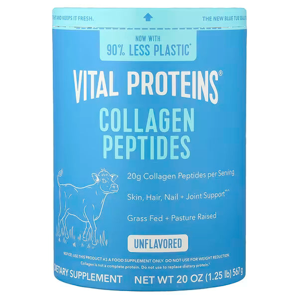 Vital Proteins, Collagen Peptides, Unflavored, 20 oz (567 g)
