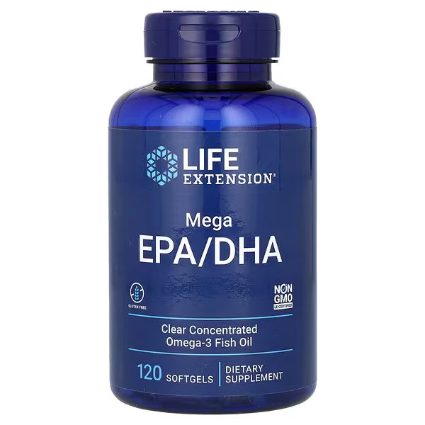 Life Extension, Mega EPA/DHA, 120 Softgels (1,000 mg per Softgel)
