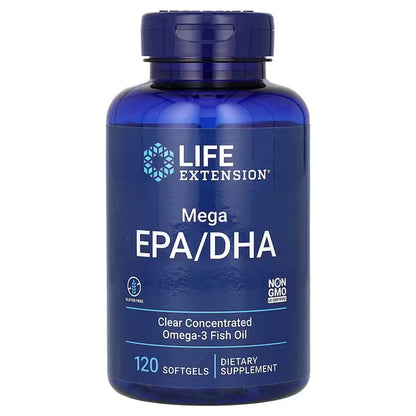 Life Extension, Mega EPA/DHA, 120 Softgels (1,000 mg per Softgel)