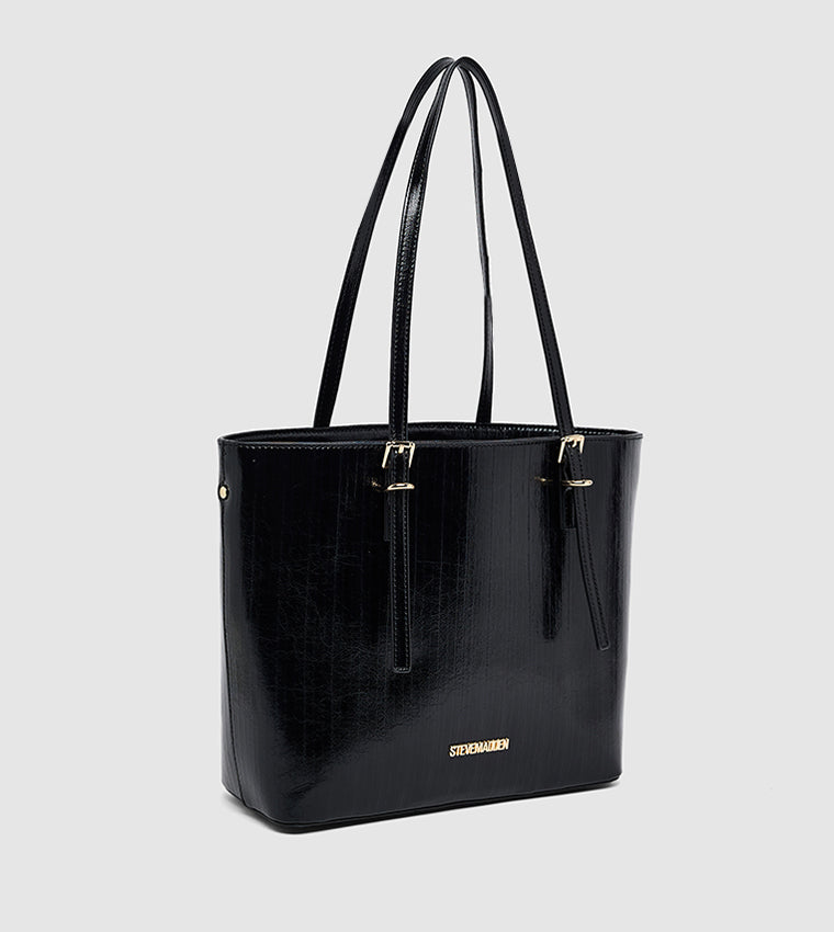 Steve Madden Textured Buckle Detail Shoulder Bag