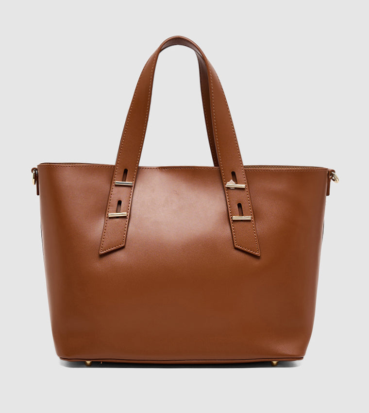 Steve Madden Textured Bucket Bag with Pouch