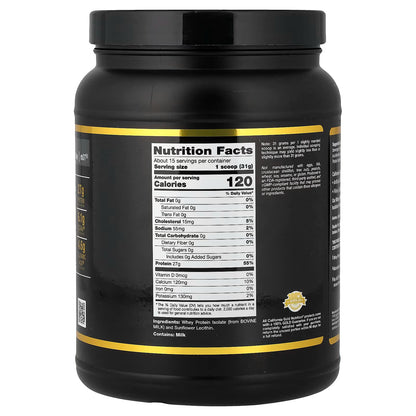 California Gold Nutrition, Sport, Whey Protein Isolate, Unflavored, 1 lb (454 g)