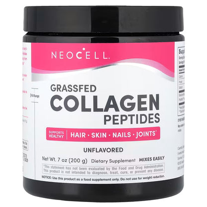 NeoCell, Grassfed Collagen Peptides, Unflavored, 7 oz (200 g)