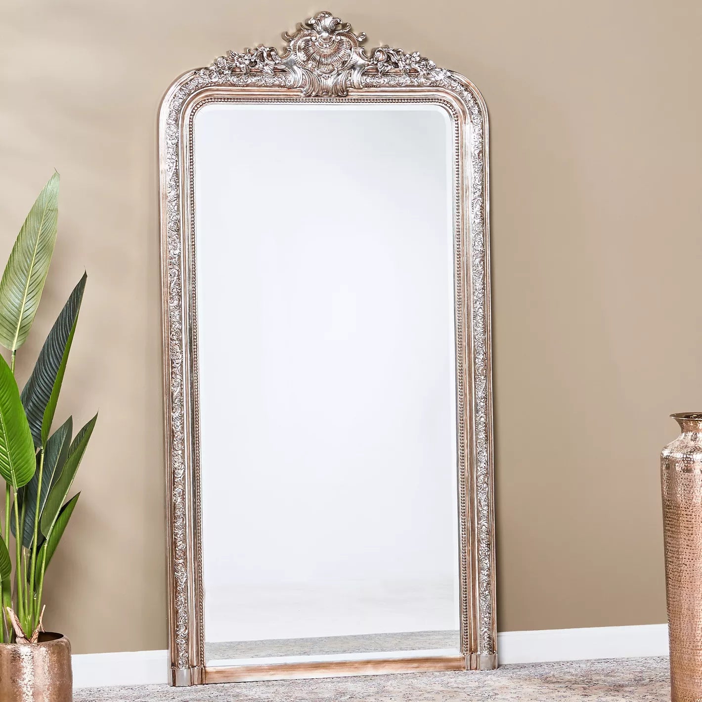 Puraj Leaner Floor Mirror - 100x5x196 cm