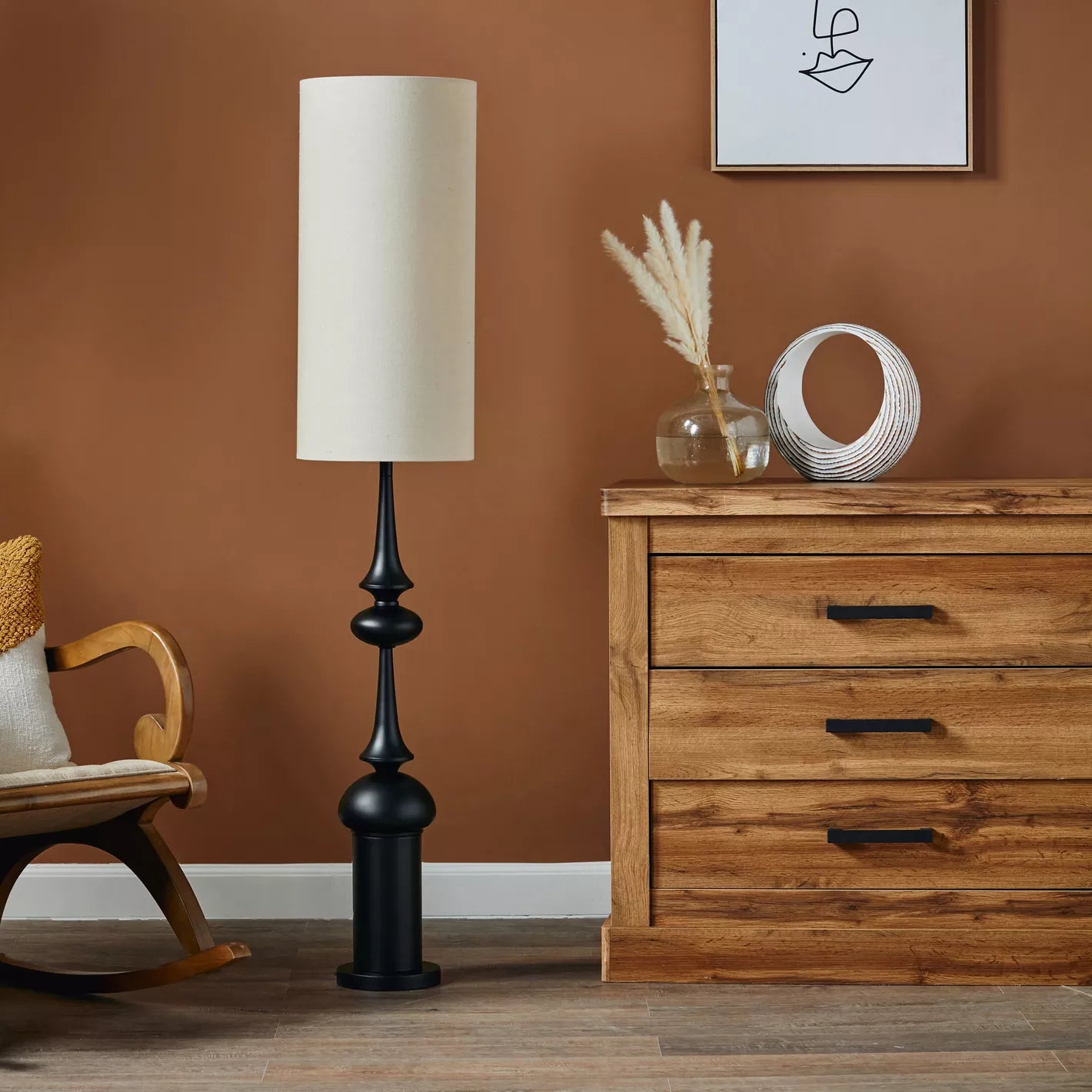 Agate Metal Floor Lamp - 155 cm