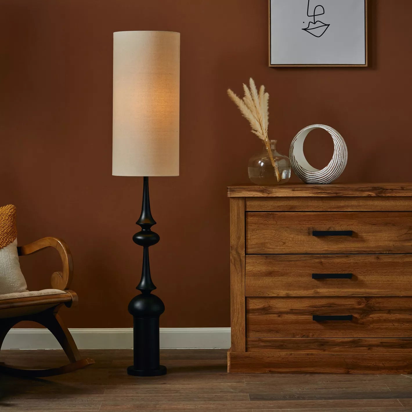 Agate Metal Floor Lamp - 155 cm