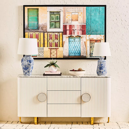 مصباح طاولة سيراميك كاتالينا - 63 سم