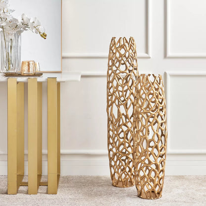 Trellis Metal Floor Vase - 78 cm