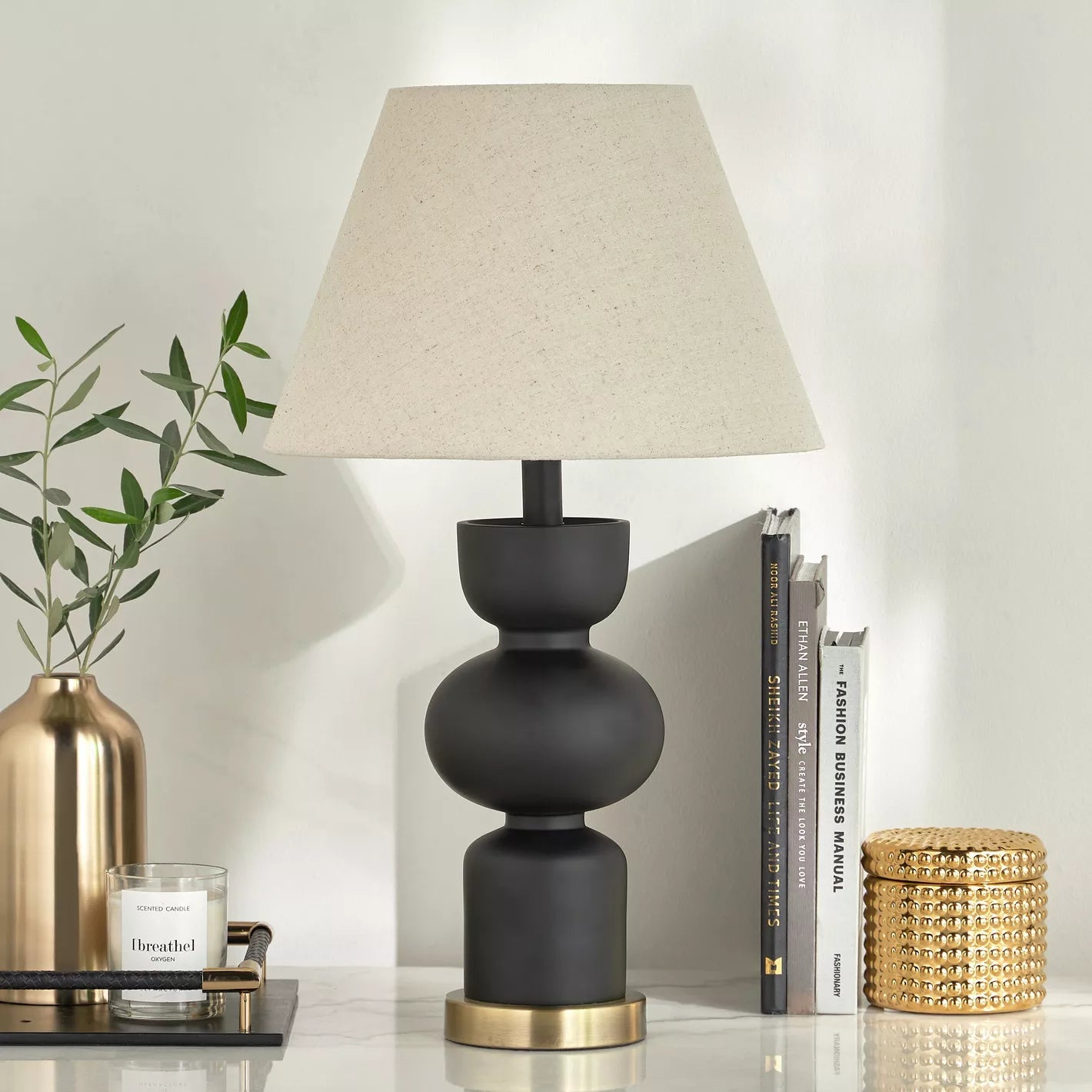 Resin Table Lamp - 59 cm