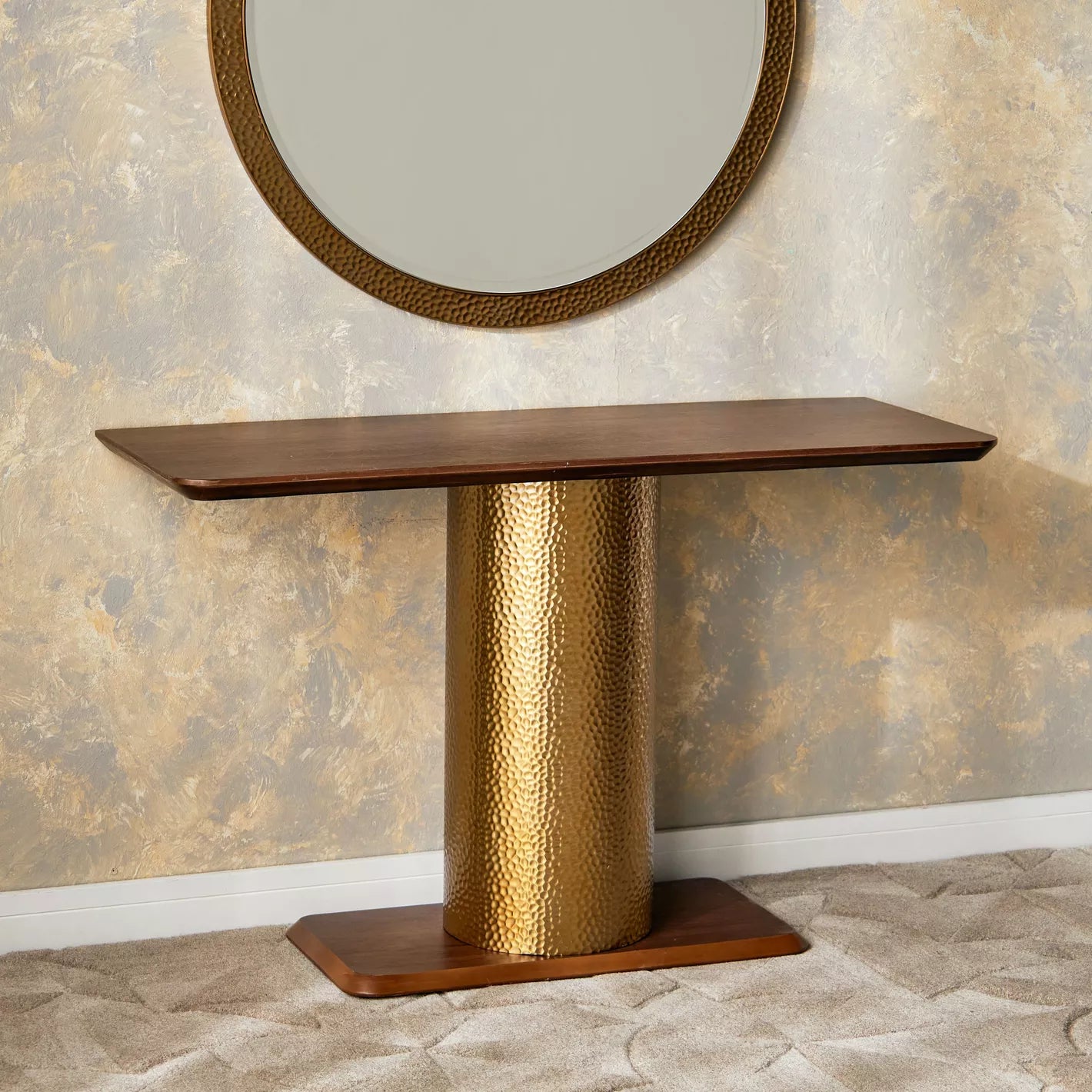 طاولة وحدة التحكم Amad مع مرآة