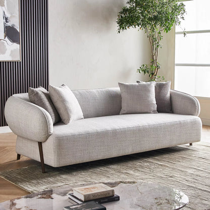 أريكة رون فرينش القماشية ثلاثية المقاعد