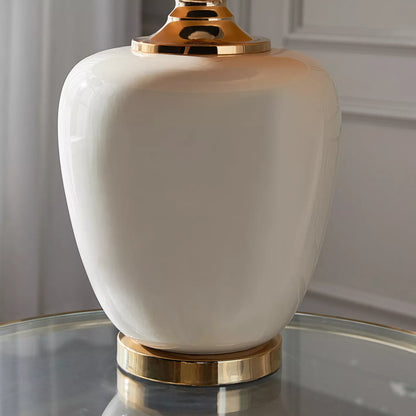 مصباح طاولة زجاجي سيفينا - 59 سم