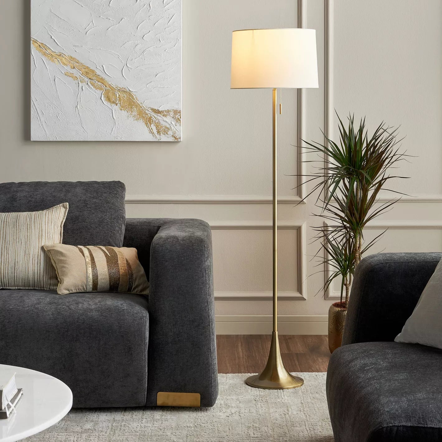 Omedes Metal Floor Lamp - 152 cm