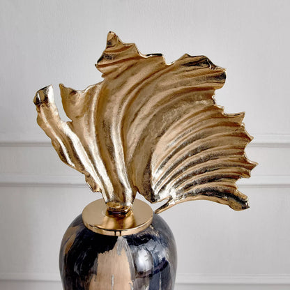 Desert Elegance Metal Floor Vase - 108 cm