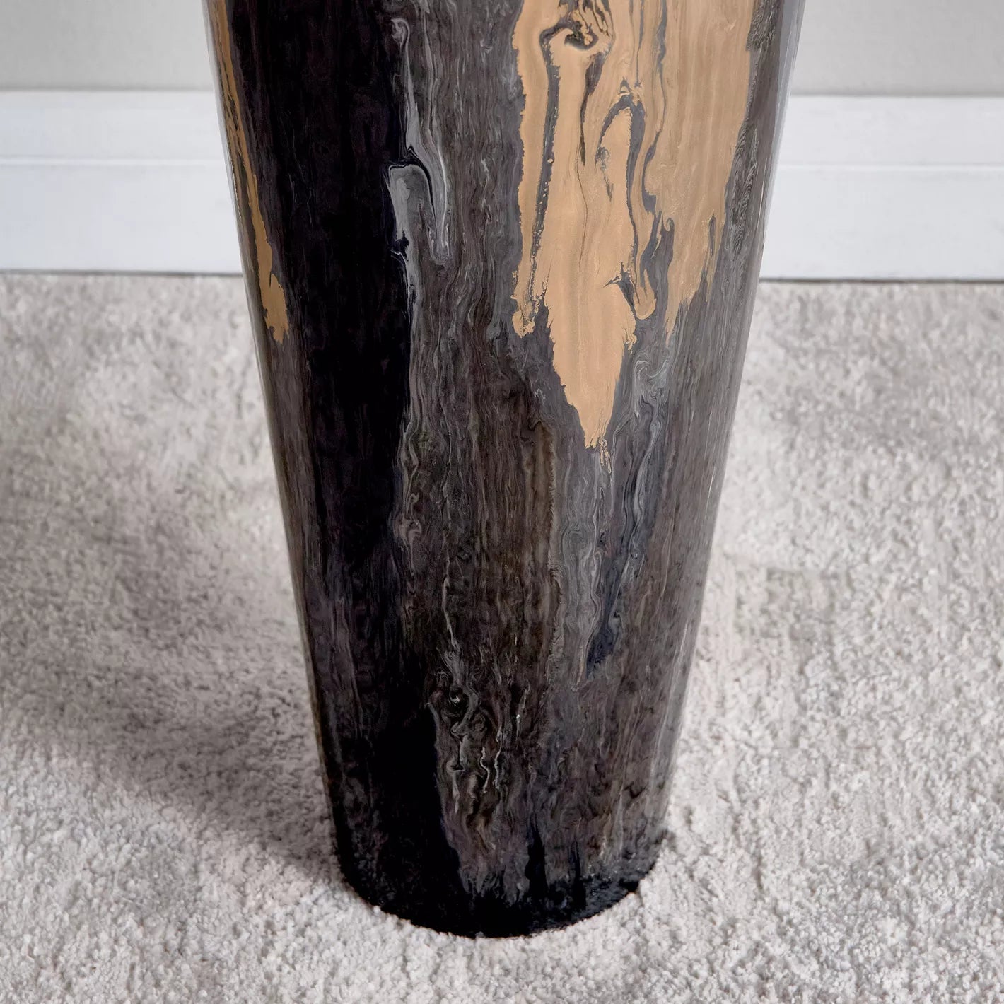Desert Elegance Metal Floor Vase - 108 cm