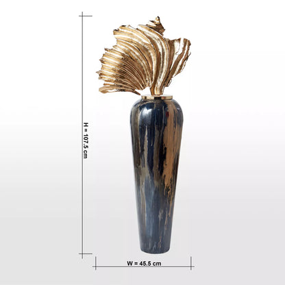 Desert Elegance Metal Floor Vase - 108 cm