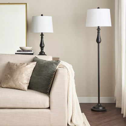 مصباح أرضي من البوليريسين ليثي - 155 سم