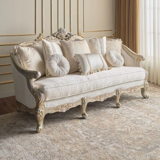 Classic  3-Seater Velvet Sofa
