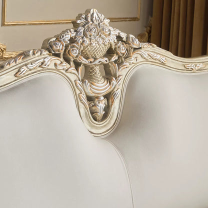 أريكة مخملية كلاسيكية بأربعة مقاعد