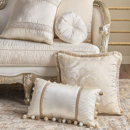 أريكة مخملية كلاسيكية بأربعة مقاعد