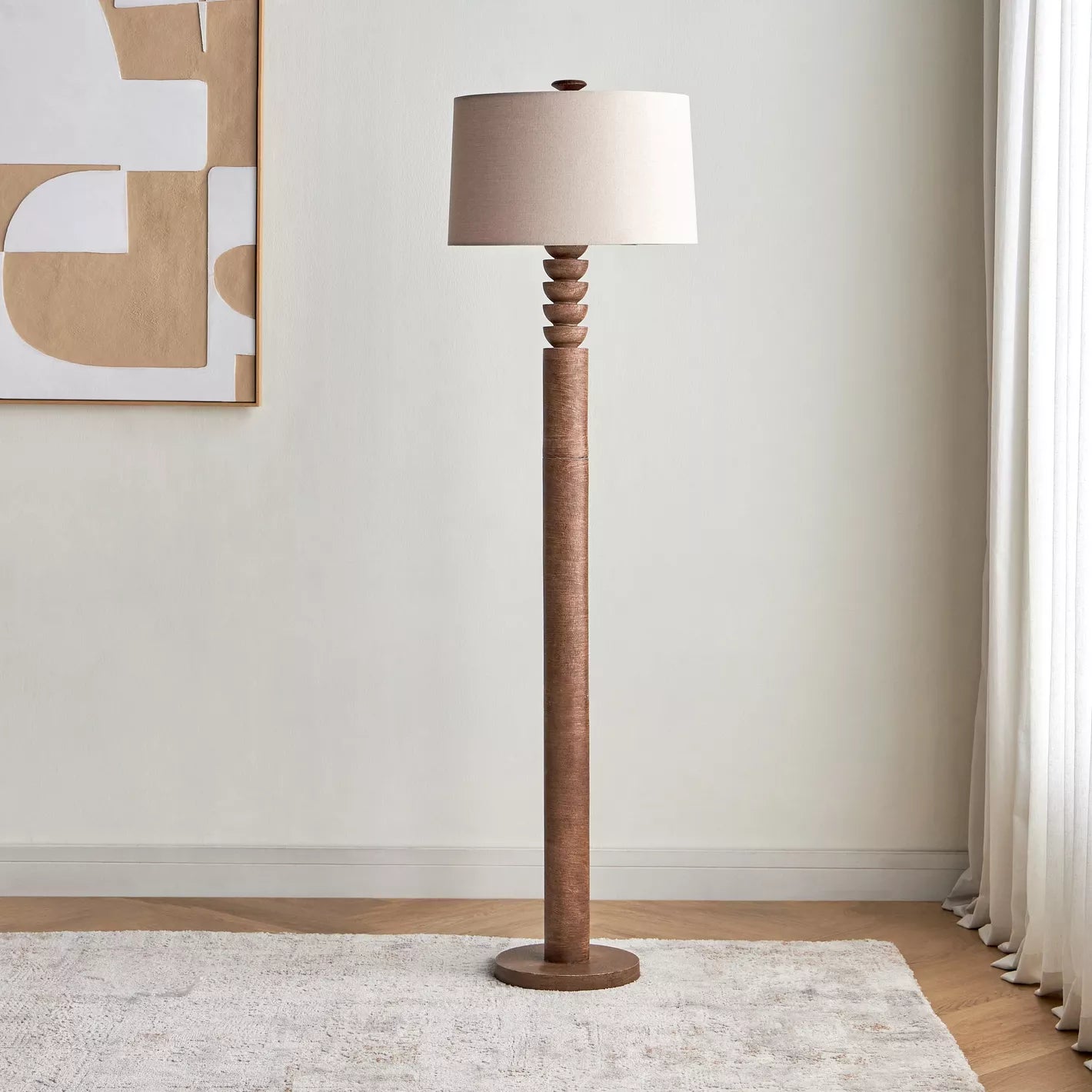 Aadi Polyresin Floor Lamp - 155 cm
