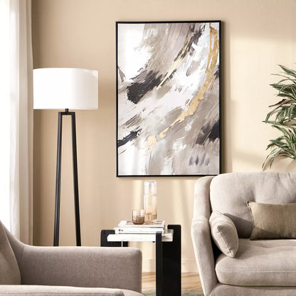 Multi colour canvas wall art  83x123cm