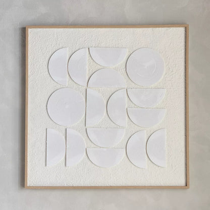 Greta 3D Framed Wall Art - 80x80 cm