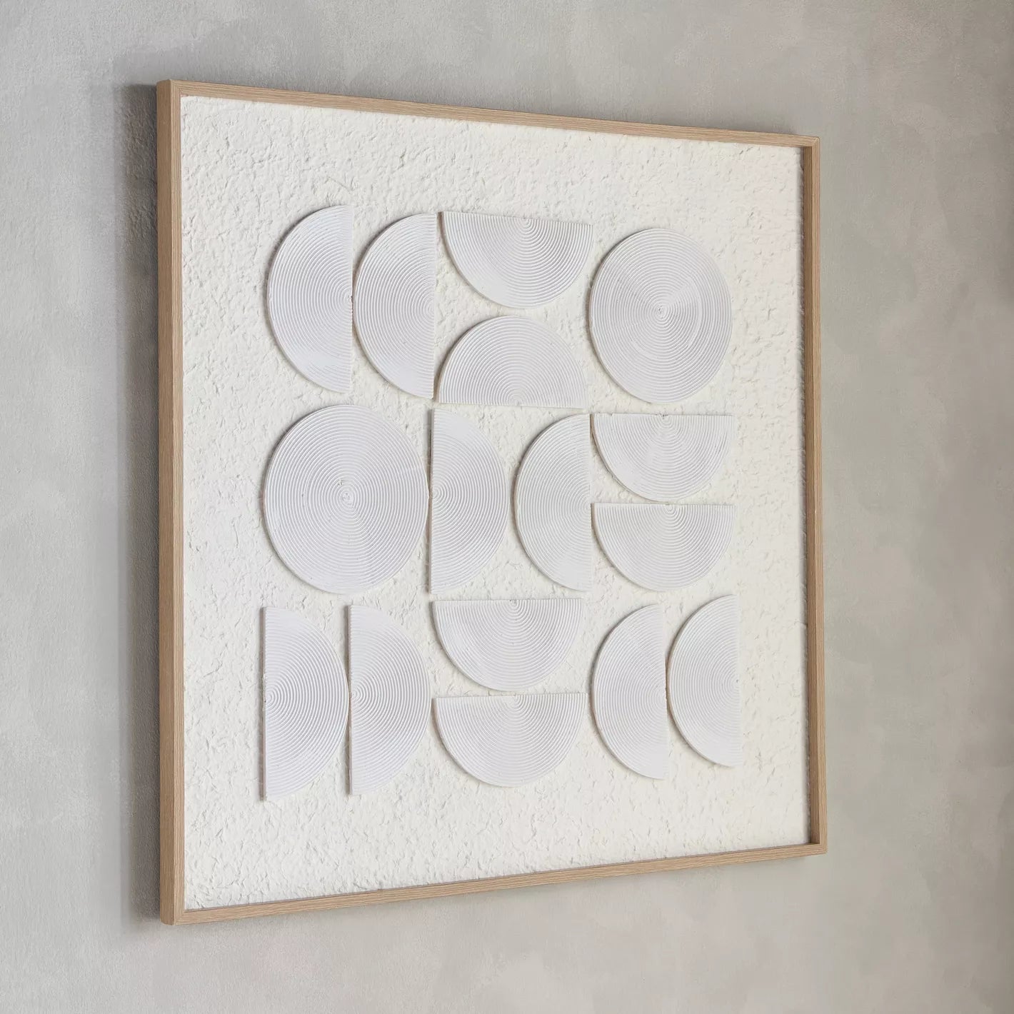 Greta 3D Framed Wall Art - 80x80 cm
