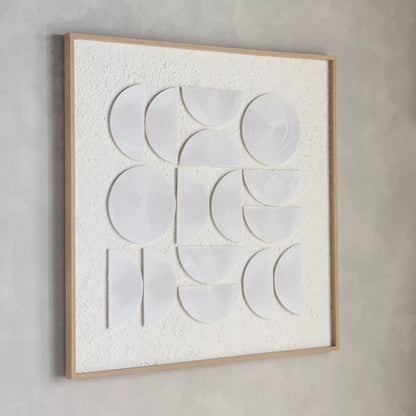 Greta 3D Framed Wall Art - 80x80 cm