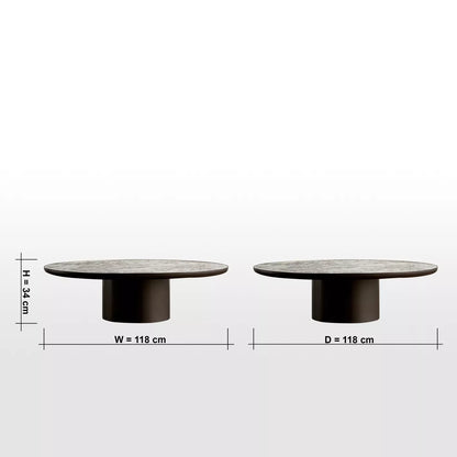 Ceramic Metal console table