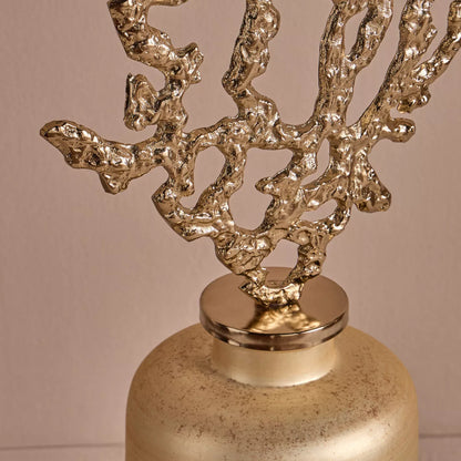 Tamir Glass and Metal Floor Vase - 114 cm