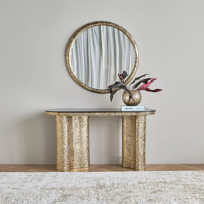 طاولة وحدة التحكم فوان مع مرآة