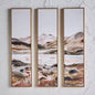 3-Piece Framed Canvas Wall Art Set - 33x123 cm