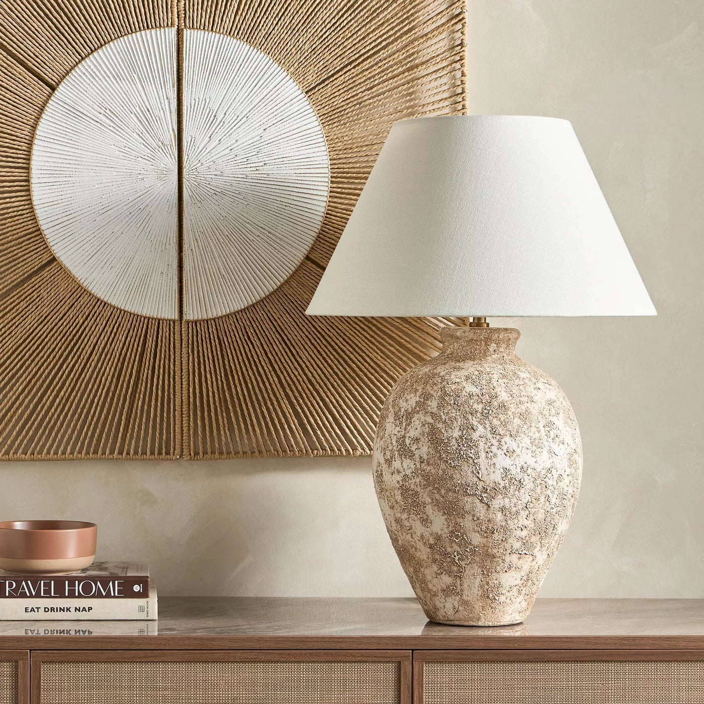 Caelus Polyresin Table Lamp - 76 cm