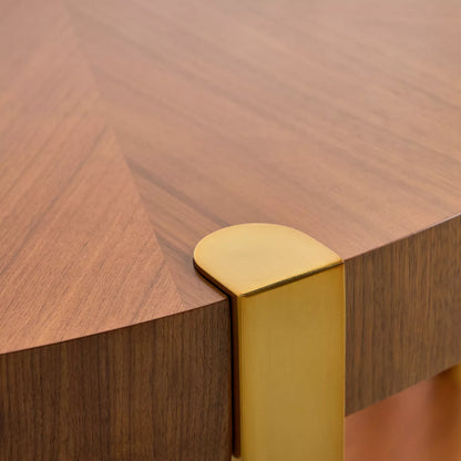 طاولة وحدة تحكم صغيرة مع مرآة