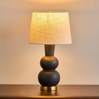 مصباح طاولة سيراميك نيثي - 50 سم